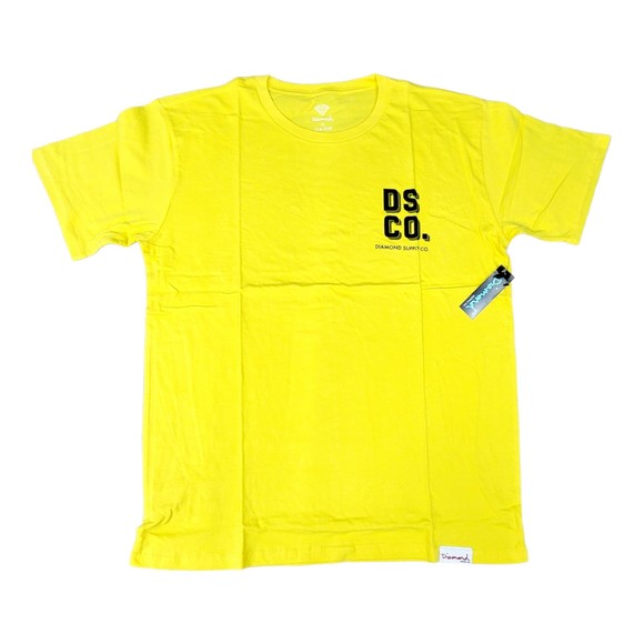 Diamond Supply Co t-shirt / yellow / short sleeve / Diamond logo graphic - Picture 1 of 4